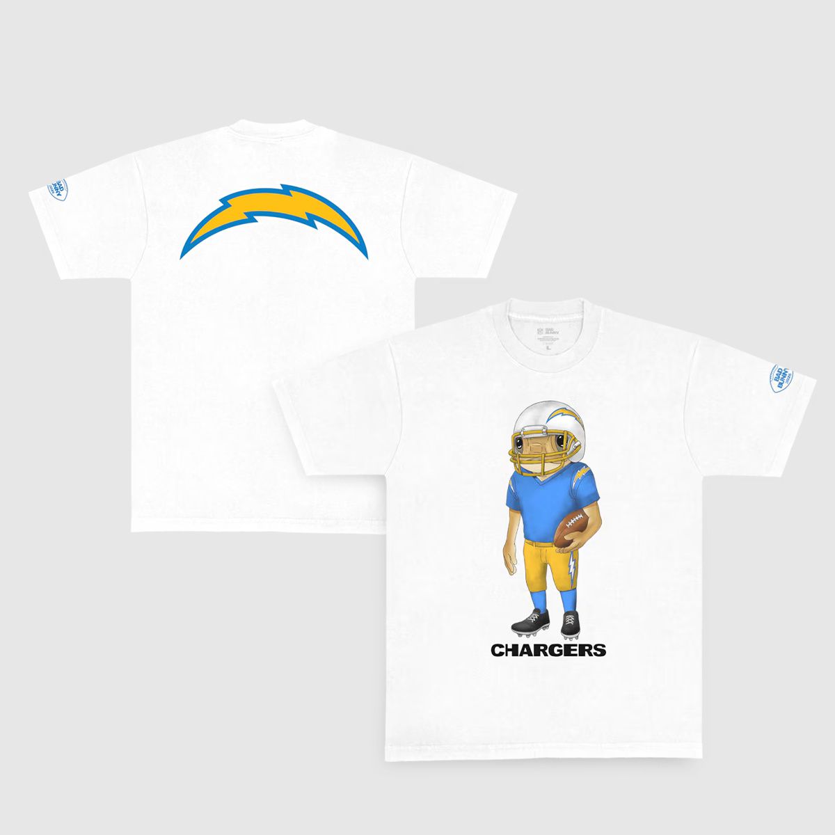 Men 2026 NFL Los Angeles Chargers T-shirt white 001